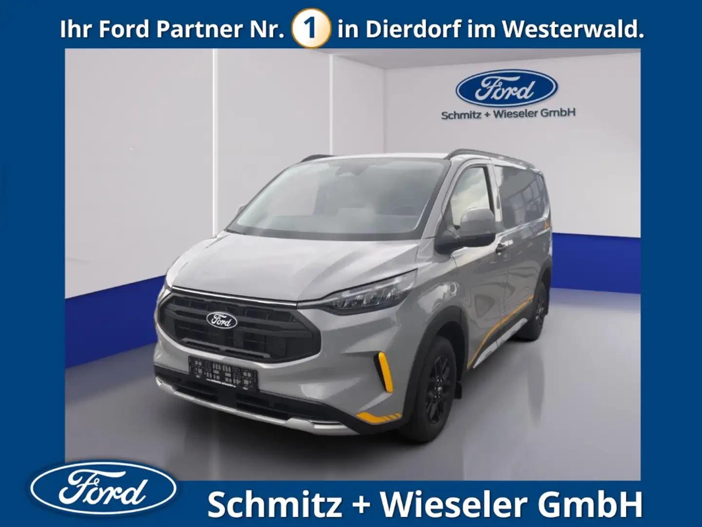 Ford Transit Custom Kasten 320L1 Trail AWD 170PS Aut. Szary - 1