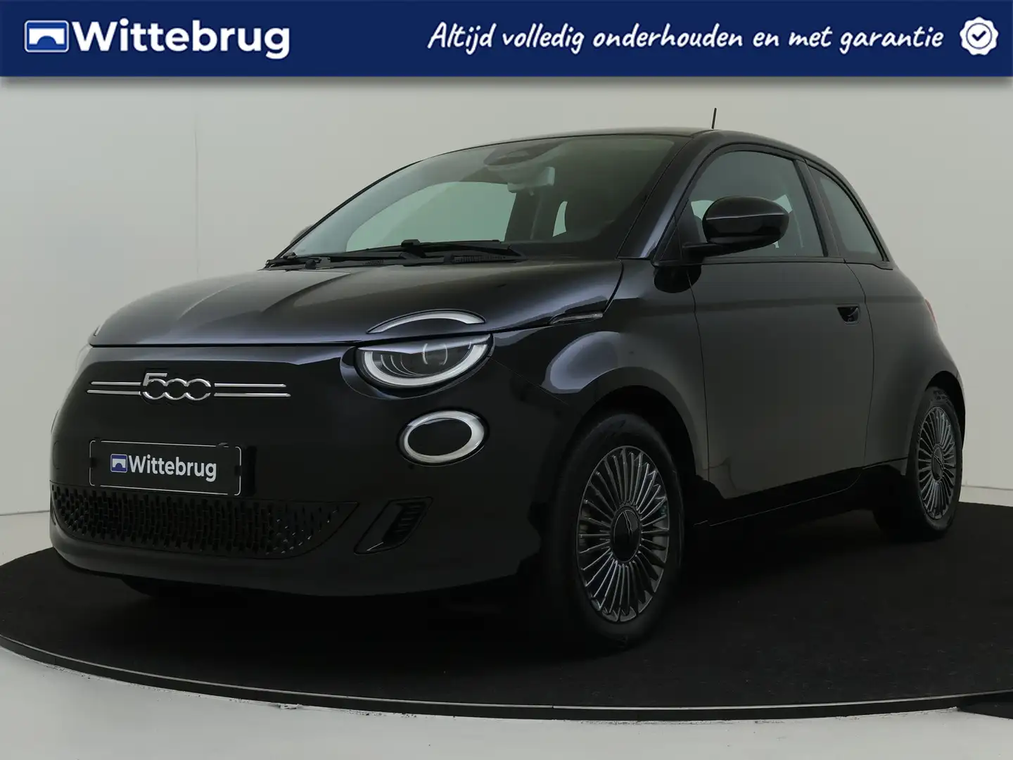 Fiat 500e Icon 42 kWh | LED koplampen | Stoelverwarming | Ke Zwart - 1