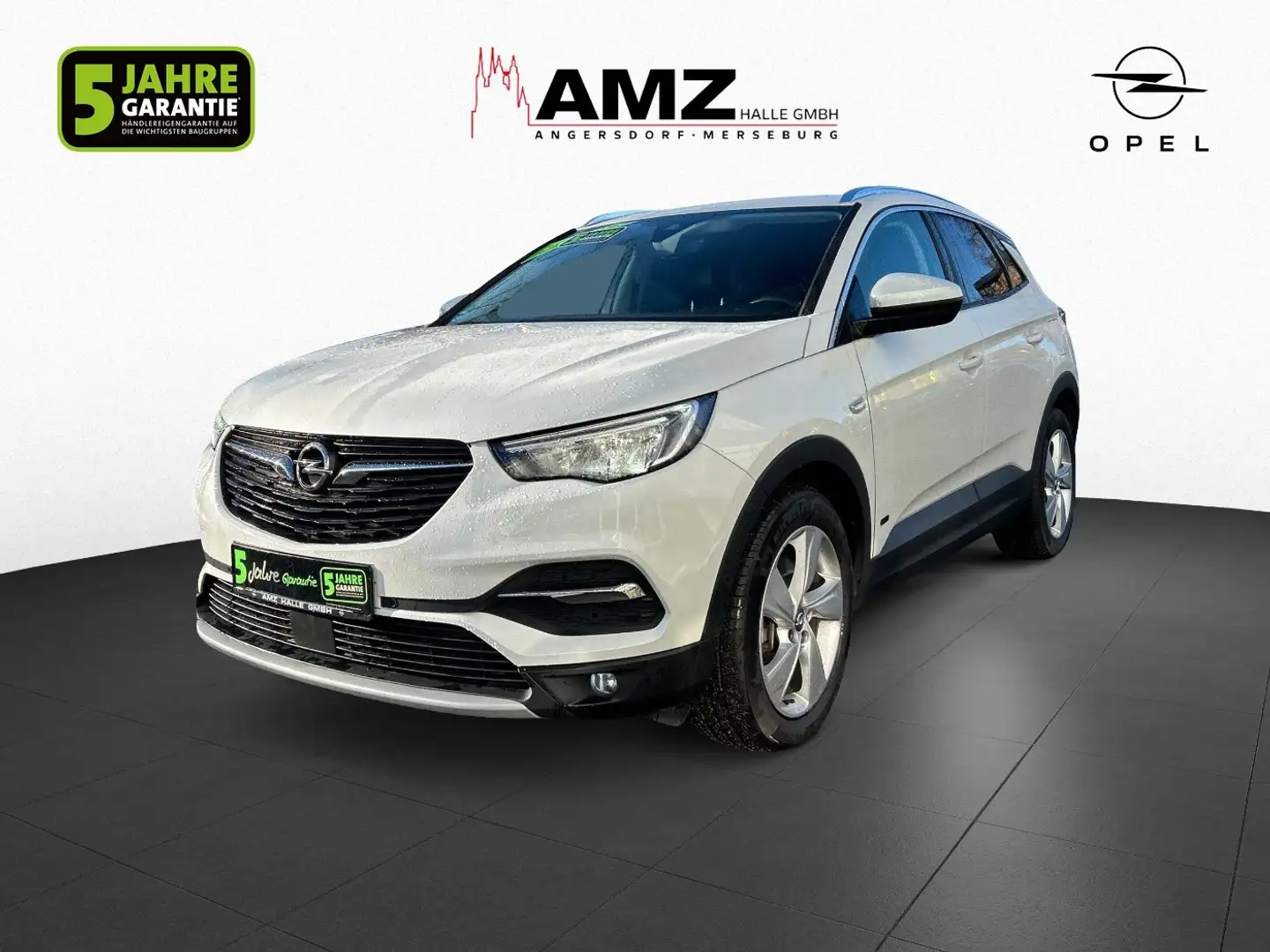 Opel Grandland 1.6 T Hybrid4 Elegance NAVI*KAA*LM*SH Weiß - 1