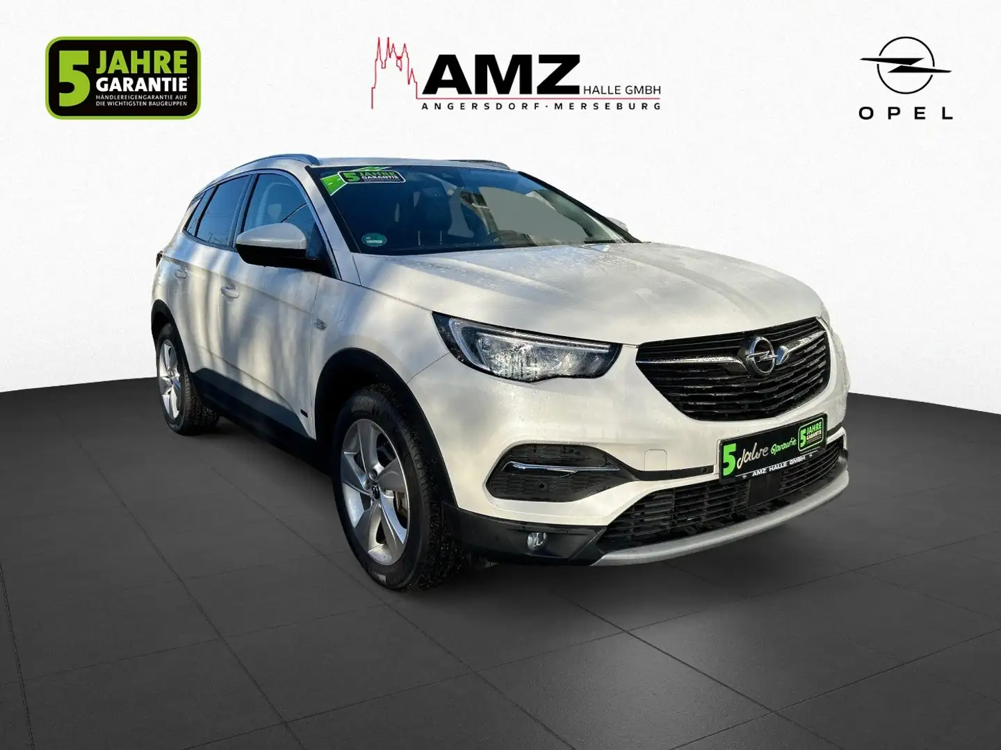 Opel Grandland 1.6 T Hybrid4 Elegance NAVI*KAA*LM*SH Weiß - 2