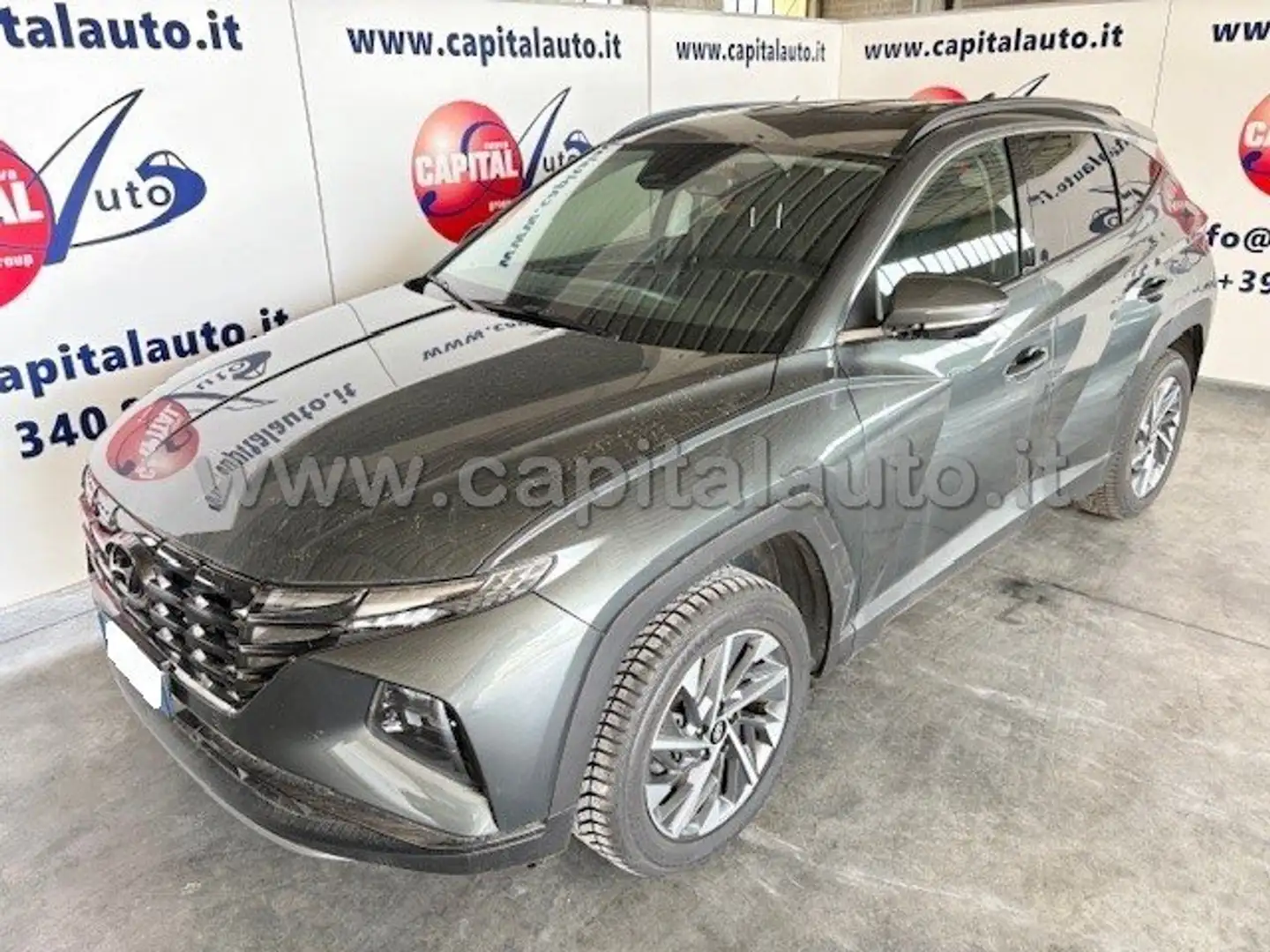 Hyundai TUCSON 16 Crdi MHEV 136CV XLine DCT NETTO 13900 MOTORE KO Grigio - 1