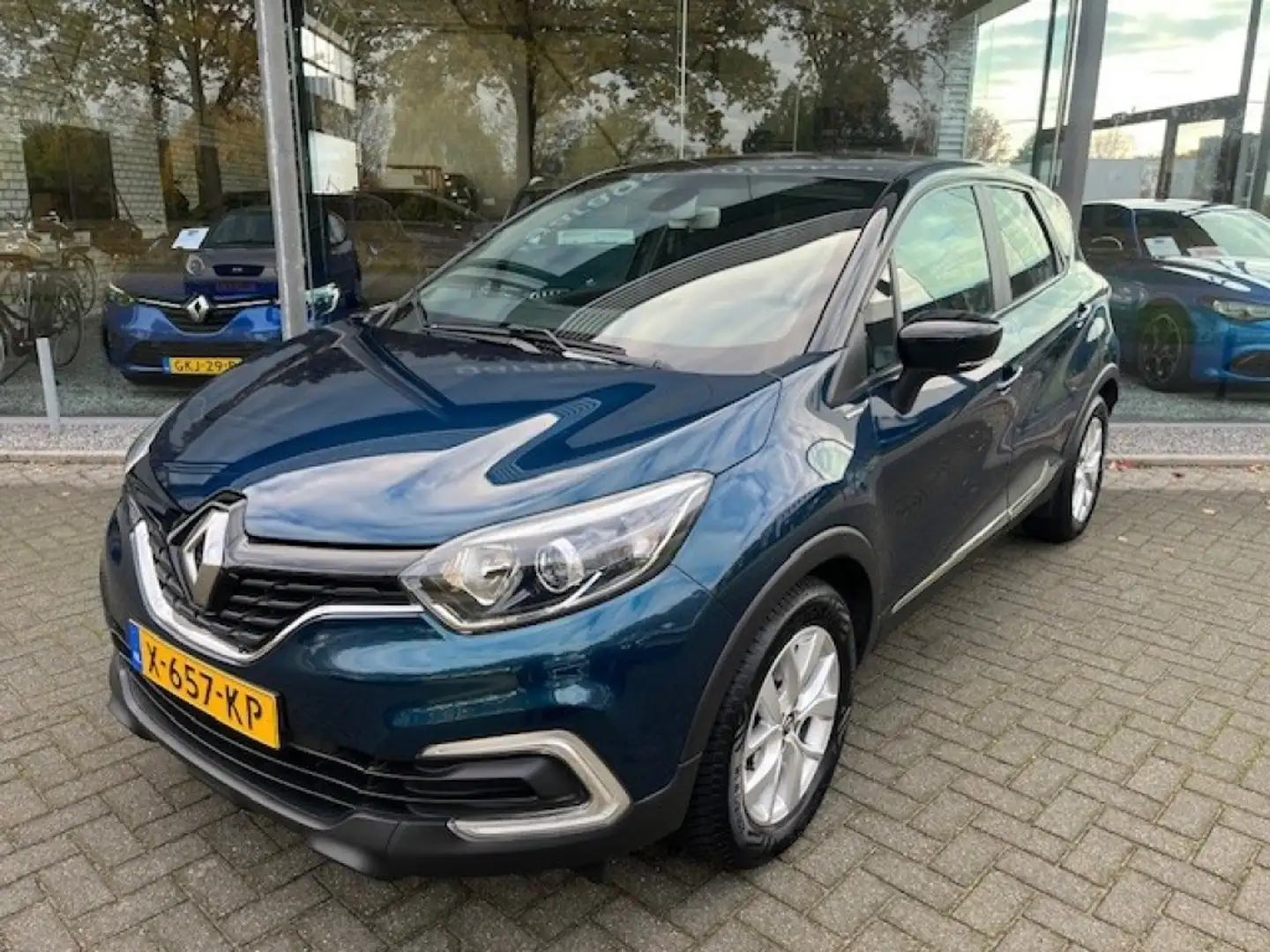 Renault Captur 0.9 LIMITED CLIMA/NAVI/STOELVERWARMING Blauw - 1