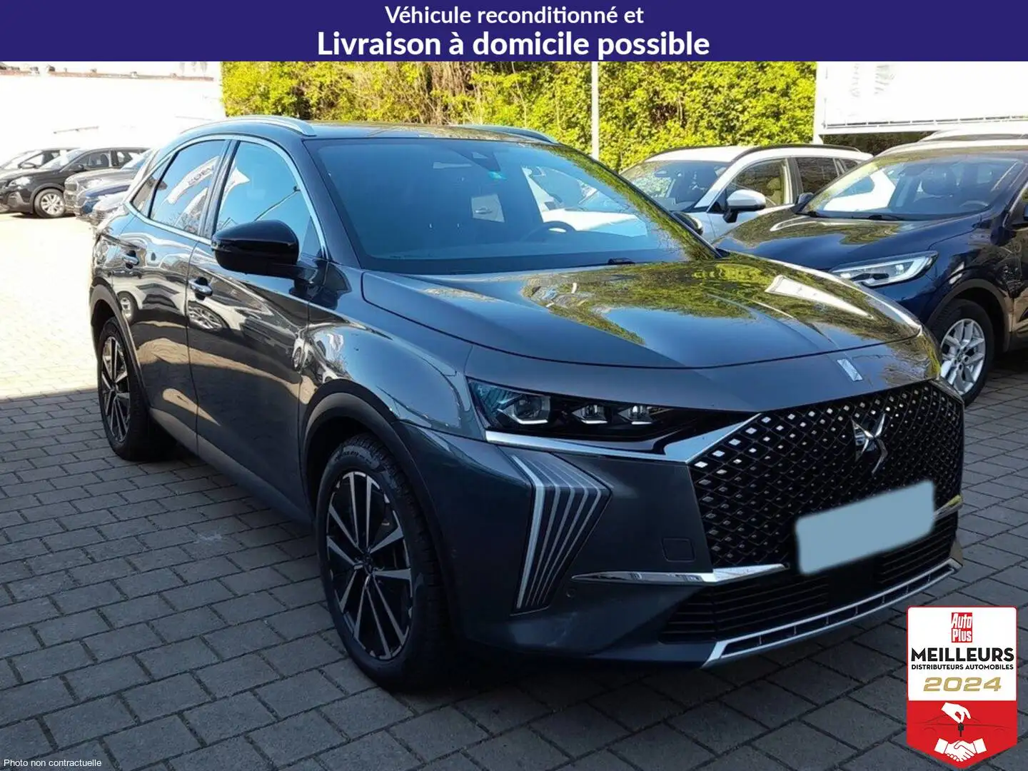 DS Automobiles DS 7 Hybride Rechargeable E-Tense 300 EAT8 4x4 Rivoli + Gris - 2