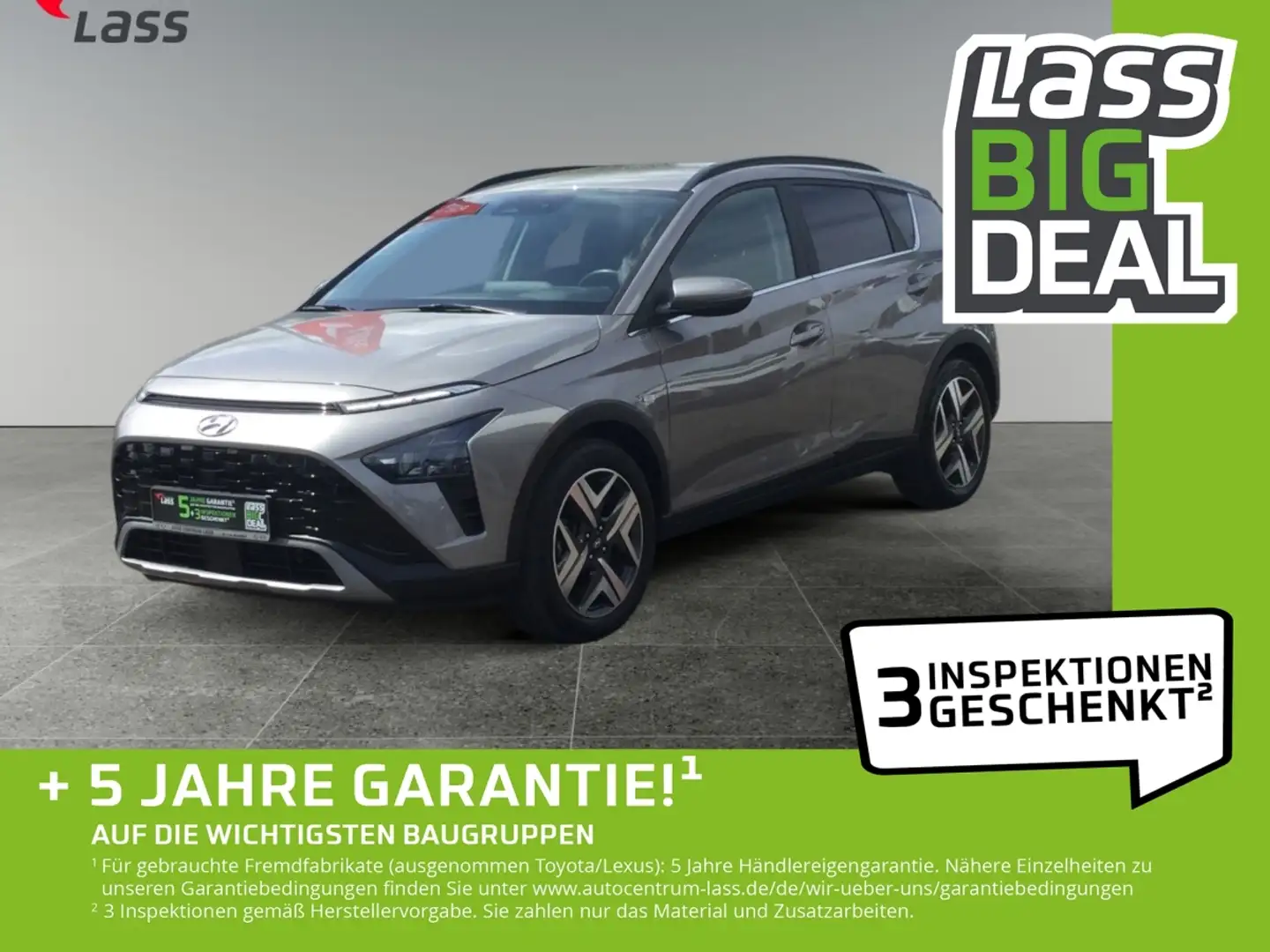 Hyundai BAYON 1.0 Style Automatik+Kamera+LED+DAB+Sitzhzg Grau - 1