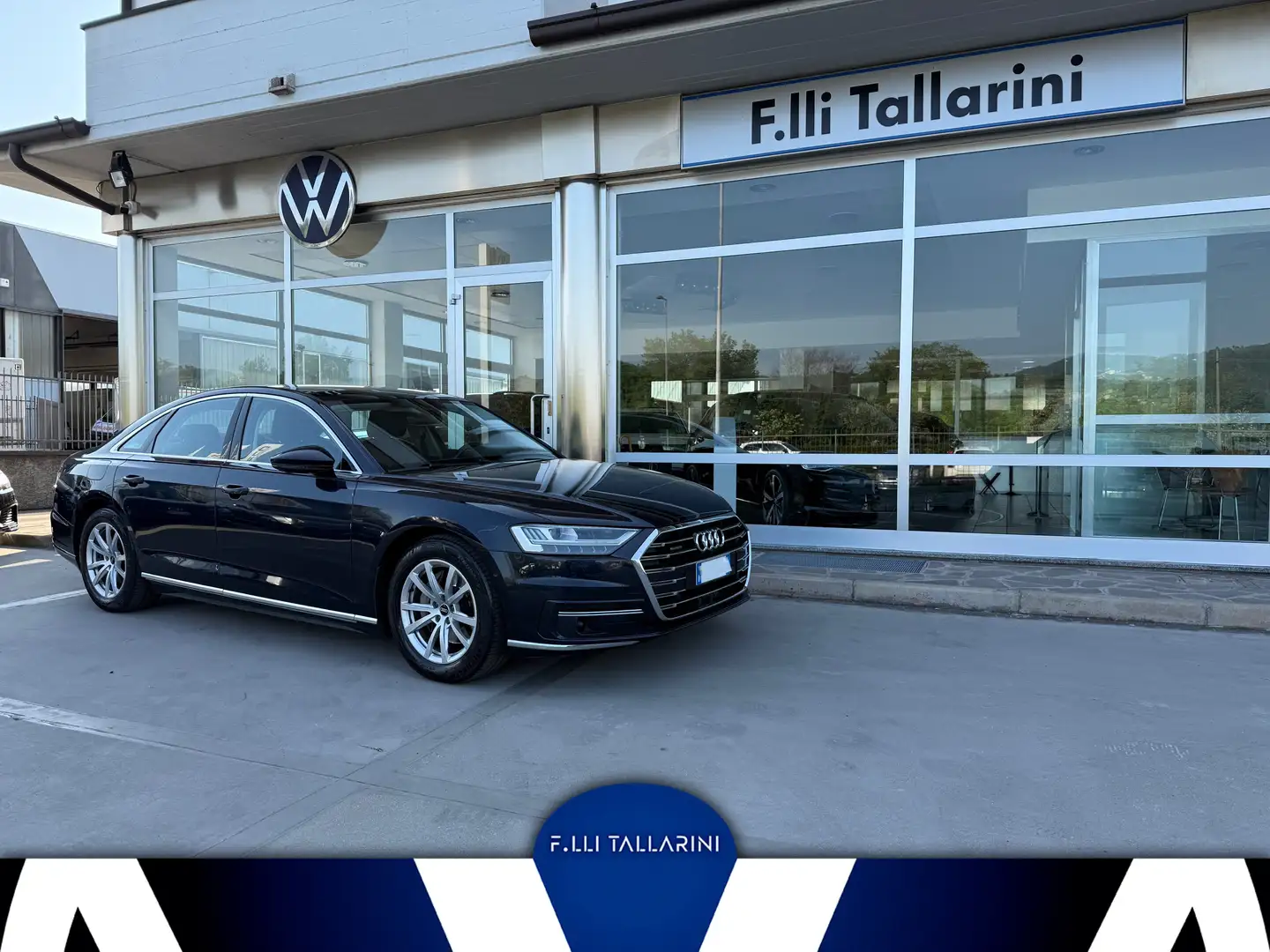 Audi A8 A8 50 3.0 tdi mhev quattro tiptronic Bleu - 1