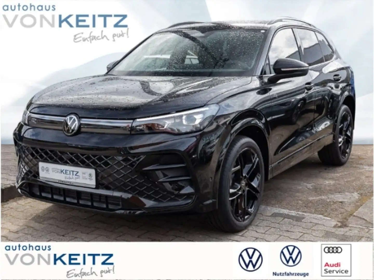 Volkswagen Tiguan 2.0 TDI 4Motion R-Line Sportpaket HUD AD AHK-klapp Nero - 1