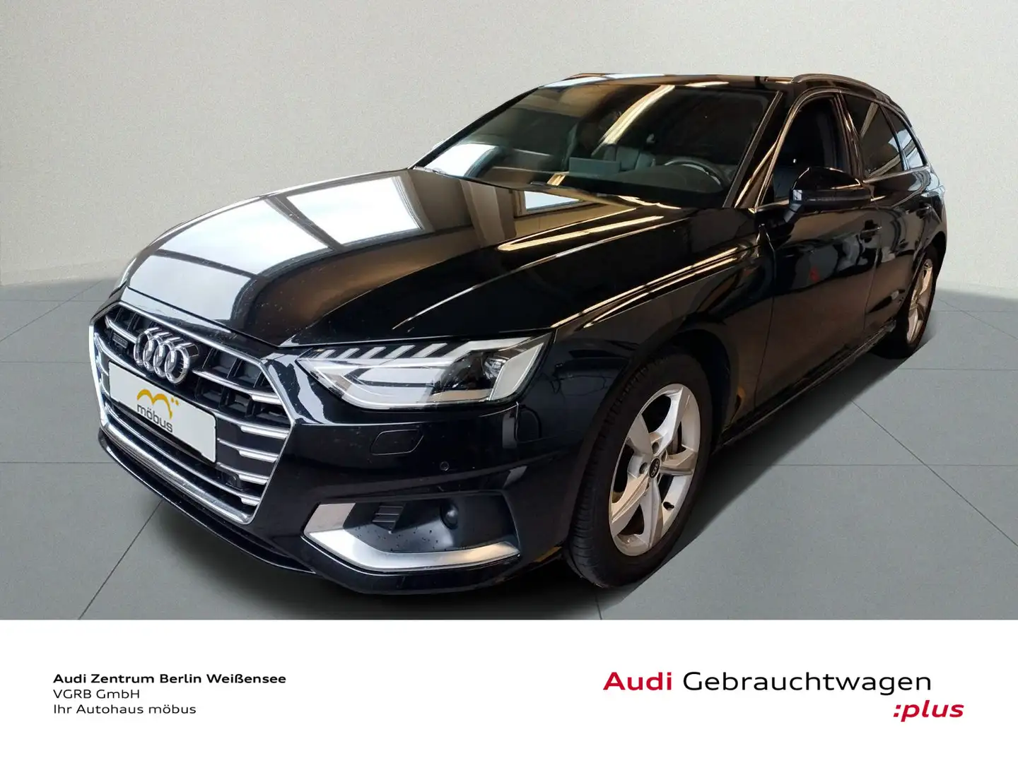 Audi A4 40 TDI S-TRO*QUA*AHK*ACC*LED*RFK*LANE* Schwarz - 2