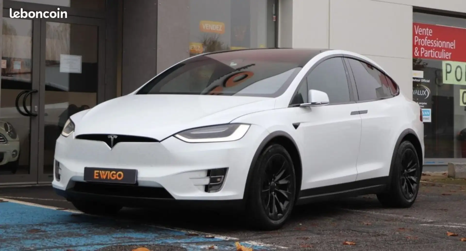 Tesla Model X 100D 525ch 4WD DUAL MOTOR BATTERIE NEUVE AUTOPILOT Blanc - 1