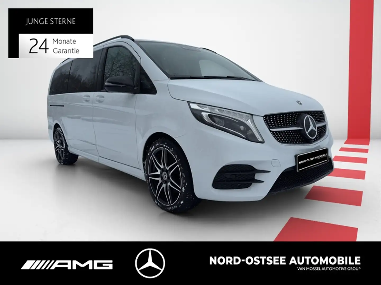 Mercedes-Benz V 300 STYLE AMG LED KLIMA KAMERA AHK 2,5t Weiß - 2