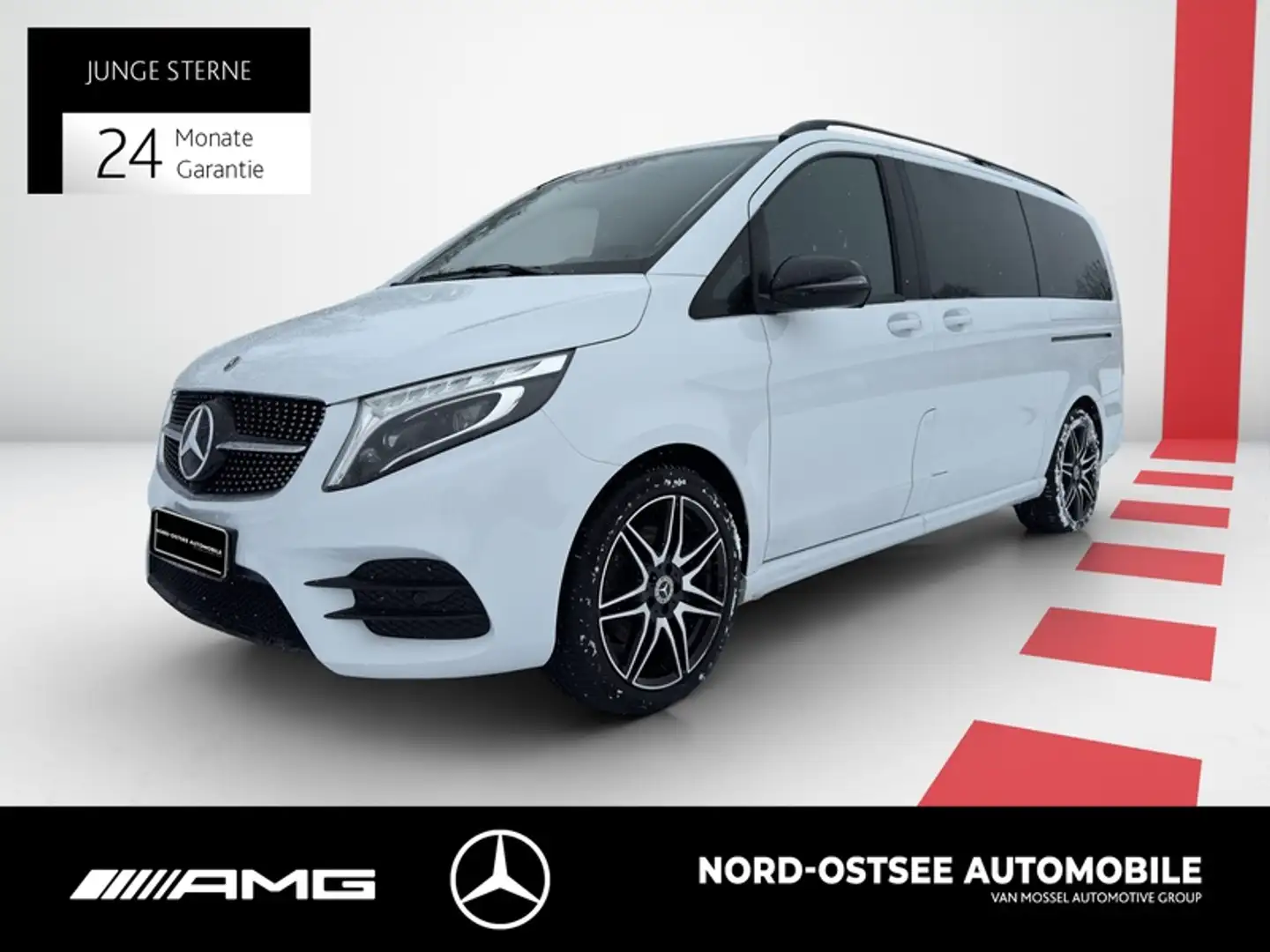 Mercedes-Benz V 300 STYLE AMG LED KLIMA KAMERA AHK 2,5t Weiß - 1
