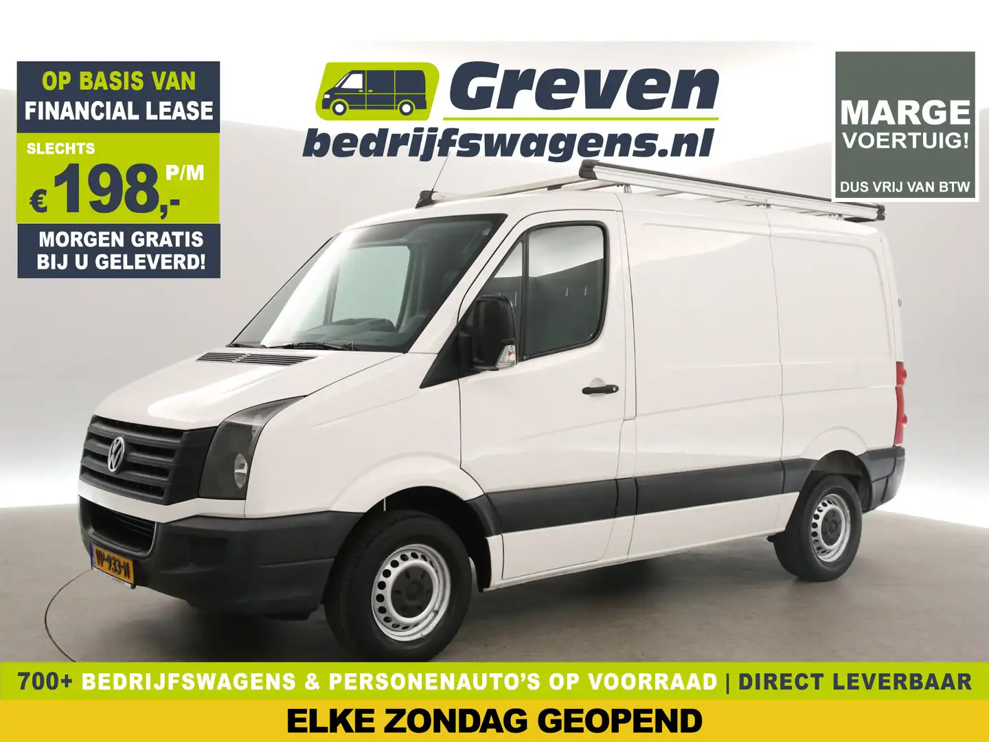 Volkswagen Crafter 32 2.0 TDI L1H1 | MARGE! | Airco Camera Cruise 3 P Biały - 1