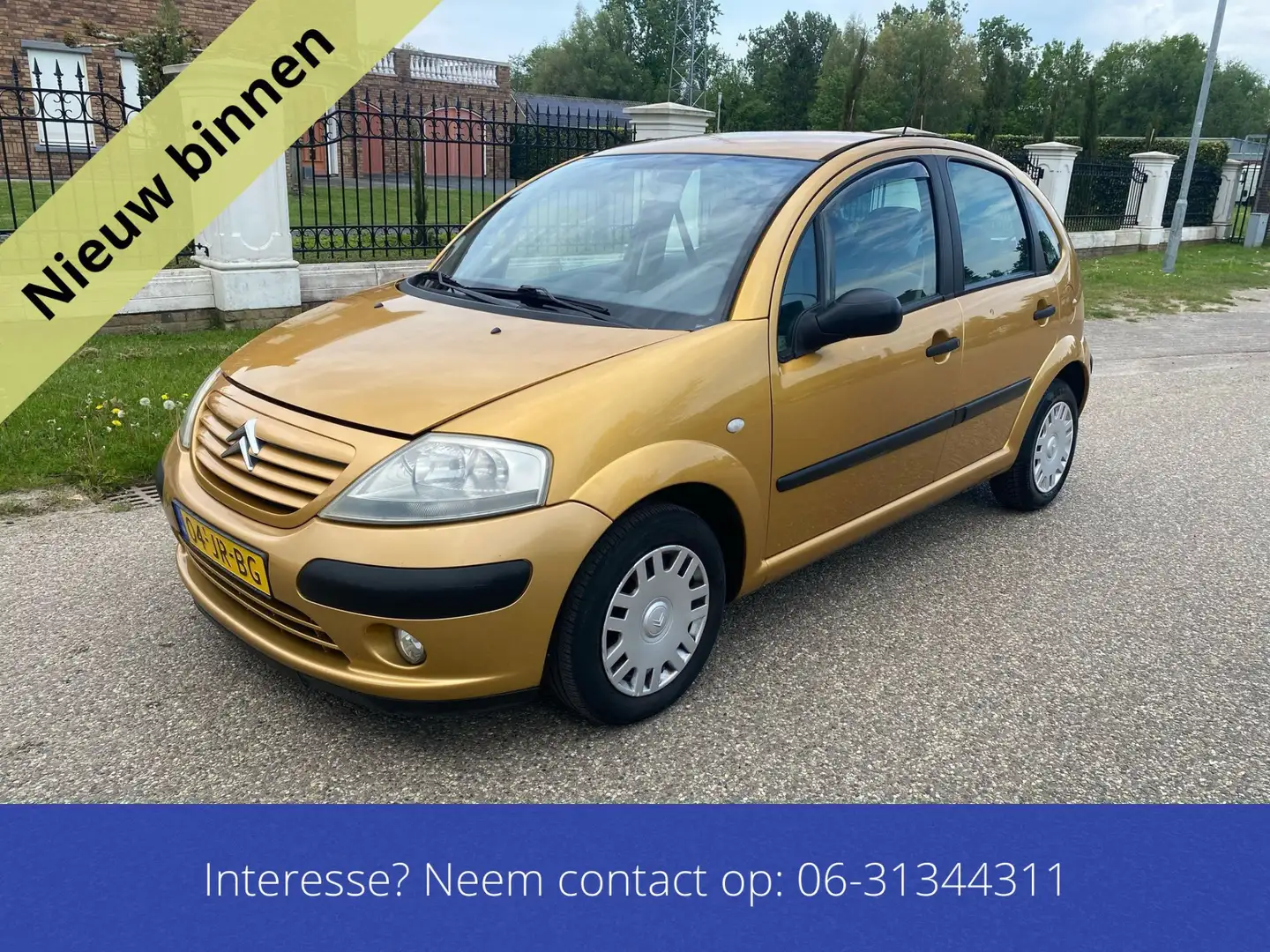 Citroen C3 1.4i Ligne Ambiance Nieuwe Apk 5 Deurs Geel - 1