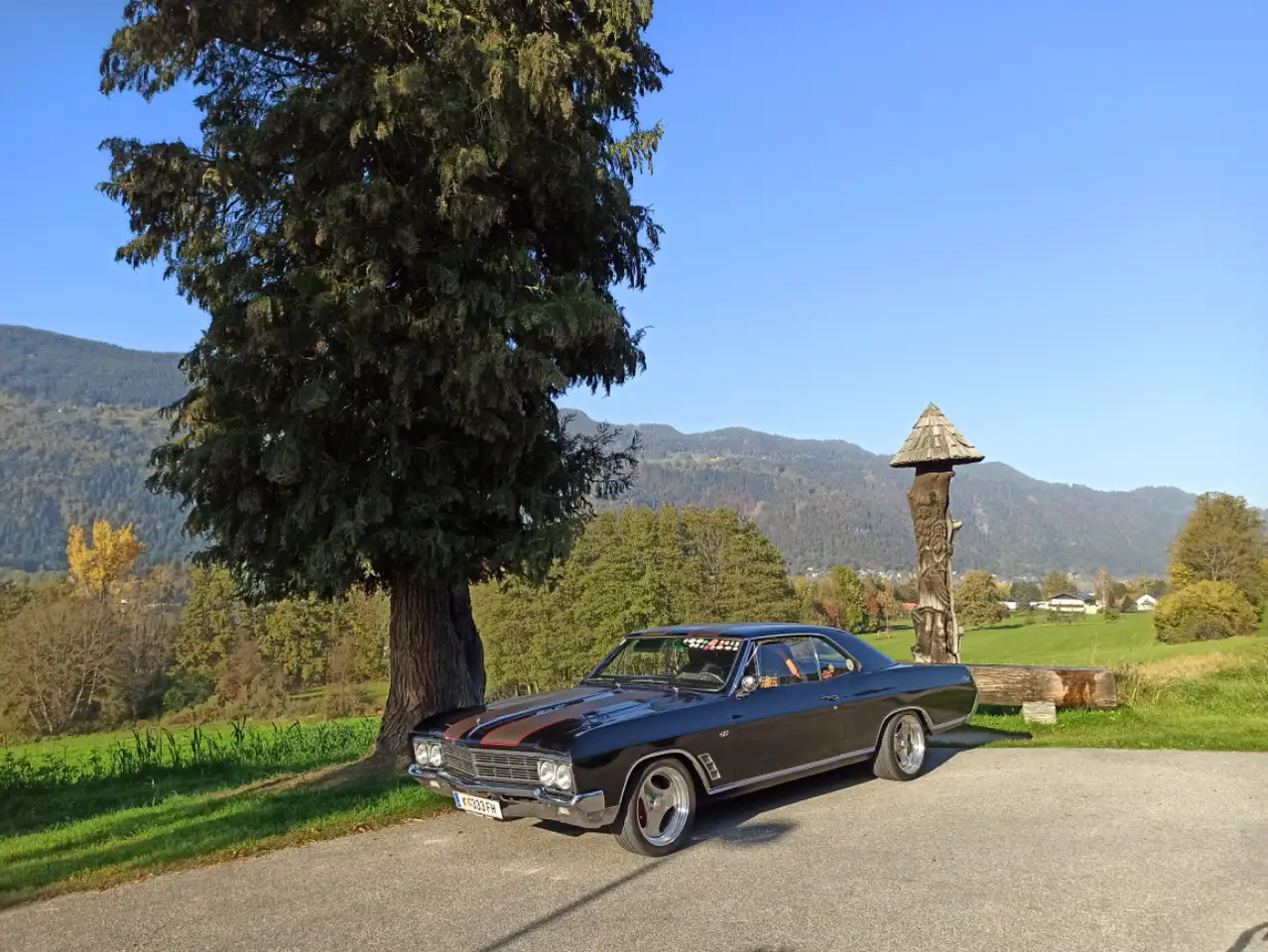 Buick Skylark Sport Coupé 1966 – V8, Factory AC, Top-Zustand, inkl. Original- & Boyd Coddington Felgen, foto 11