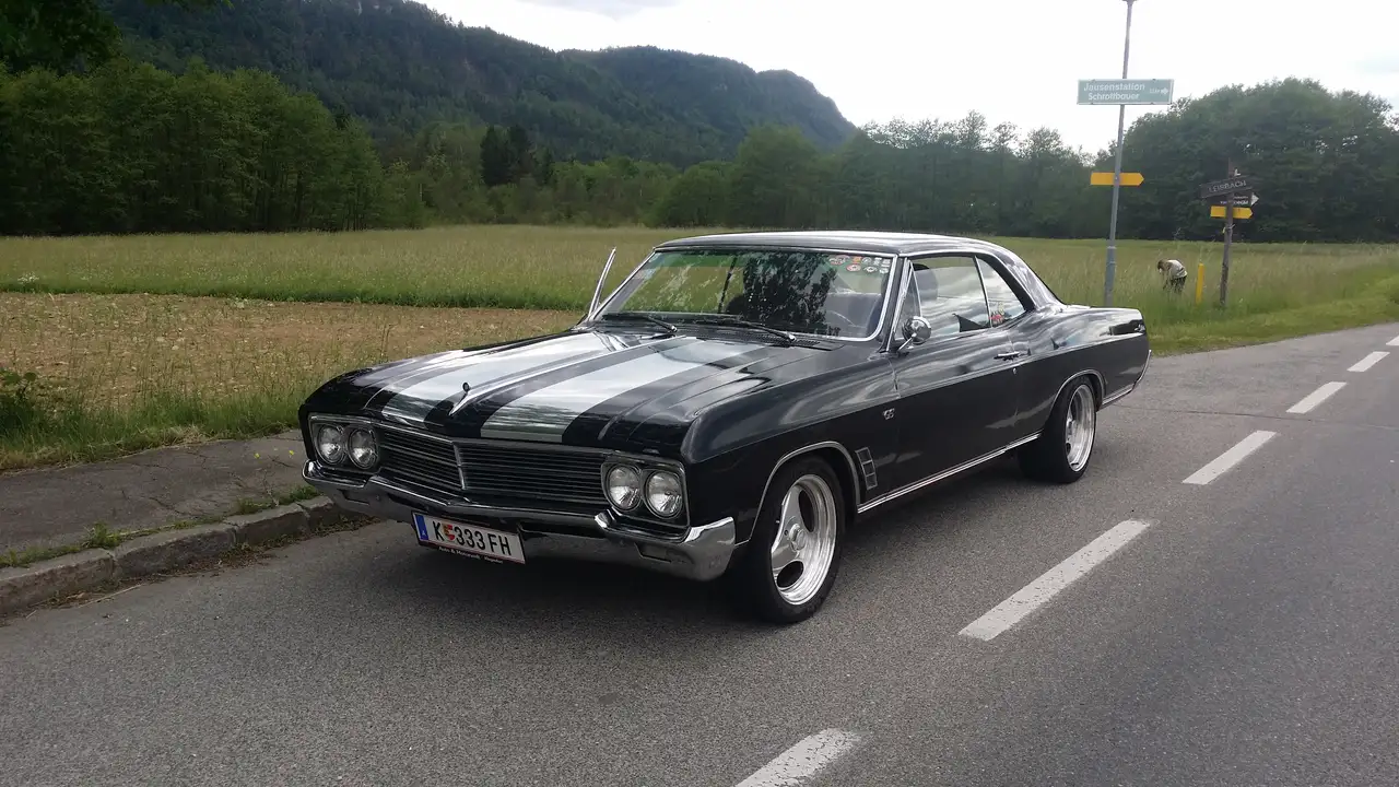 Buick Skylark Sport Coupé 1966 – V8, Factory AC, Top-Zustand, inkl. Original- & Boyd Coddington Felgen, foto 4