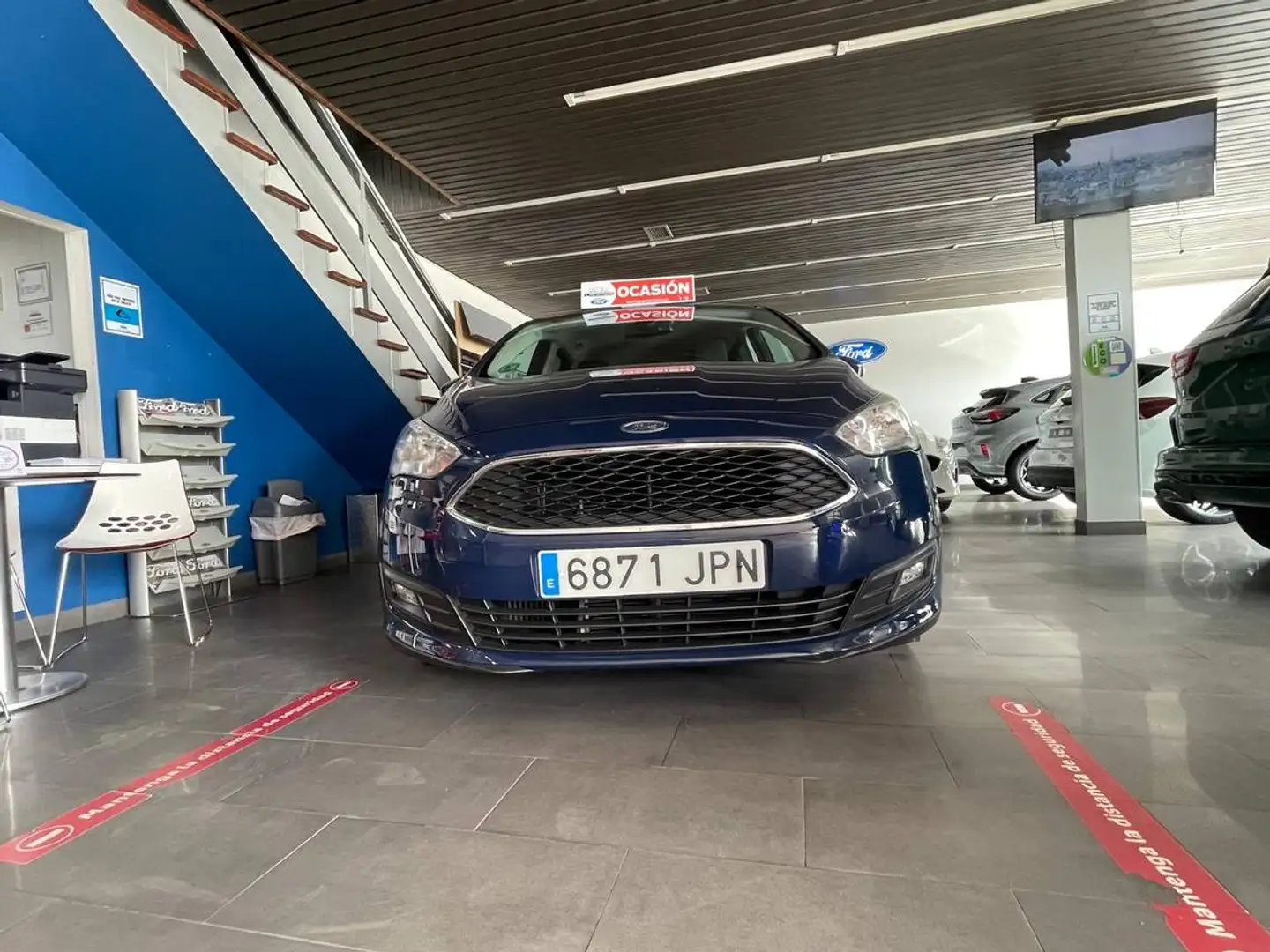 Ford C-Max 1.5TDCi Trend+ 95 Azul - 2