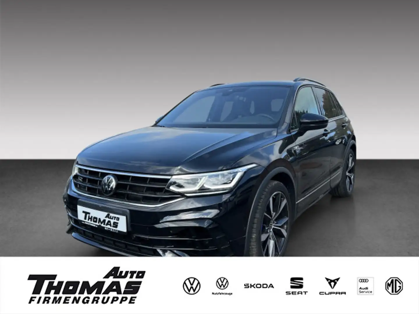 Volkswagen Tiguan 2.0 TSI DSG R 4Motion SHZ Klima GRA Schwarz - 1