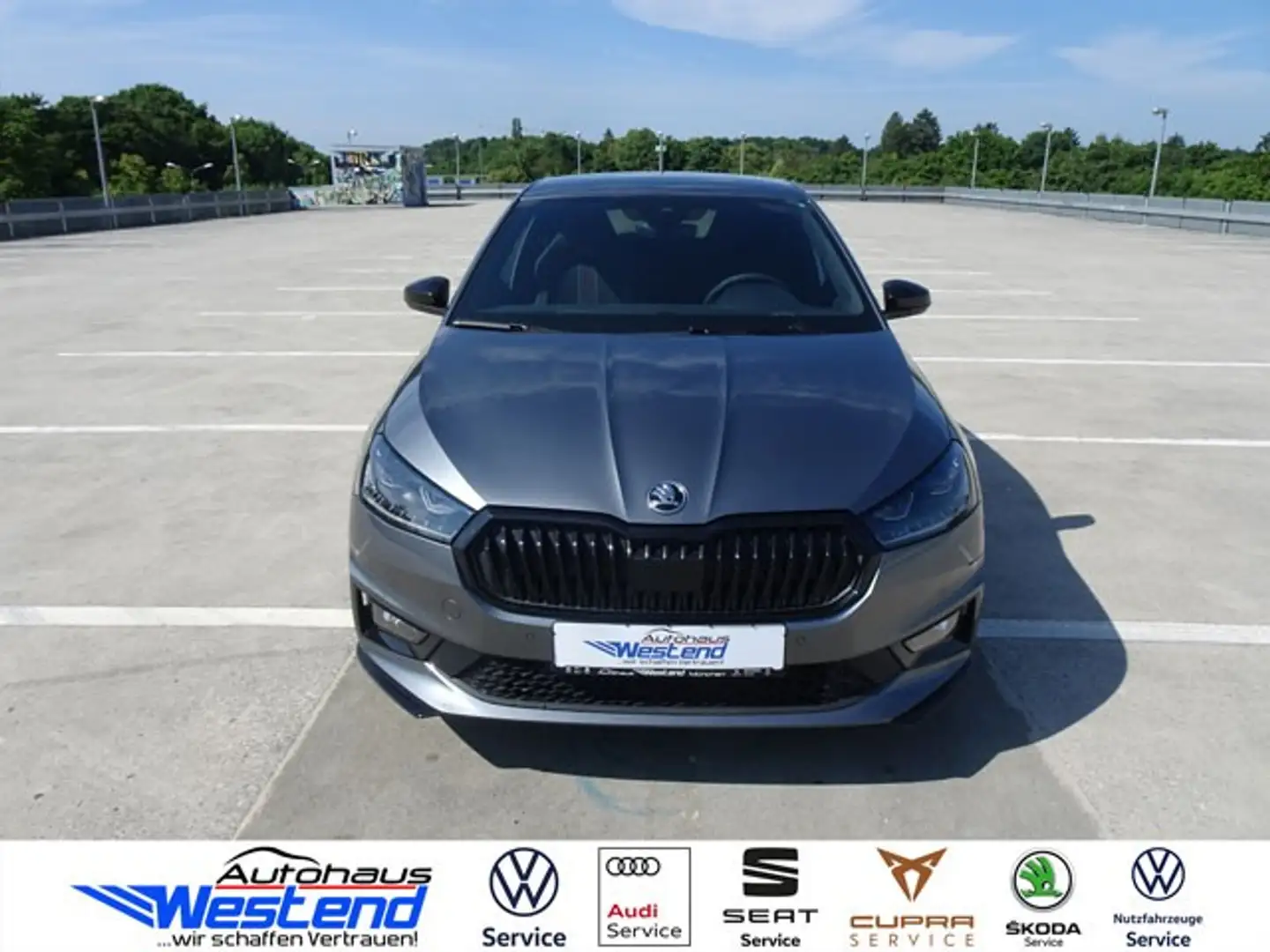 Skoda Fabia Monte Carlo 1.0l TSI 85kW Automatik LED Klima Grau - 1