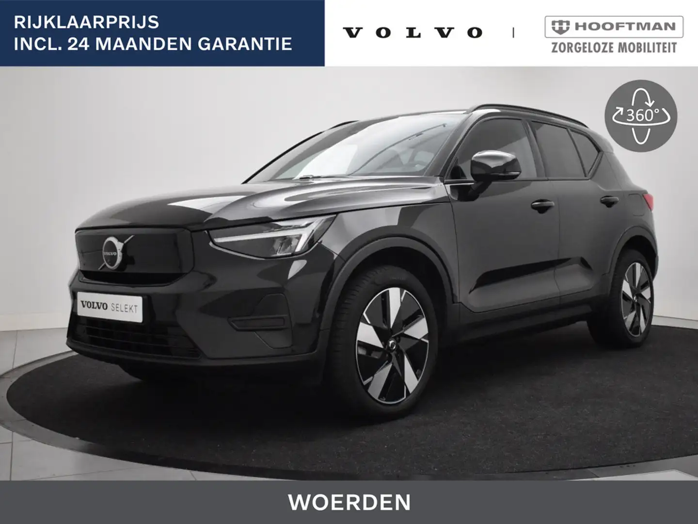 Volvo EX40 EXTENDED RANGE (SINGLE) 360GR CAM 19INCH GETINT GL Zwart - 1