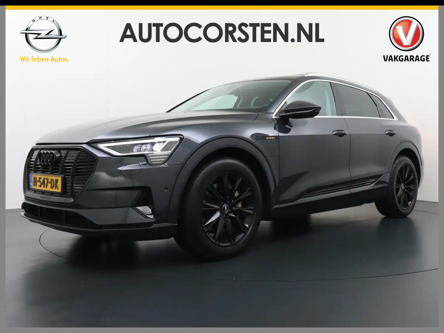 Audi e-tron 50 Quattro Launch Edition Plus 71kWh Leder+Verwarm Grijs - 1