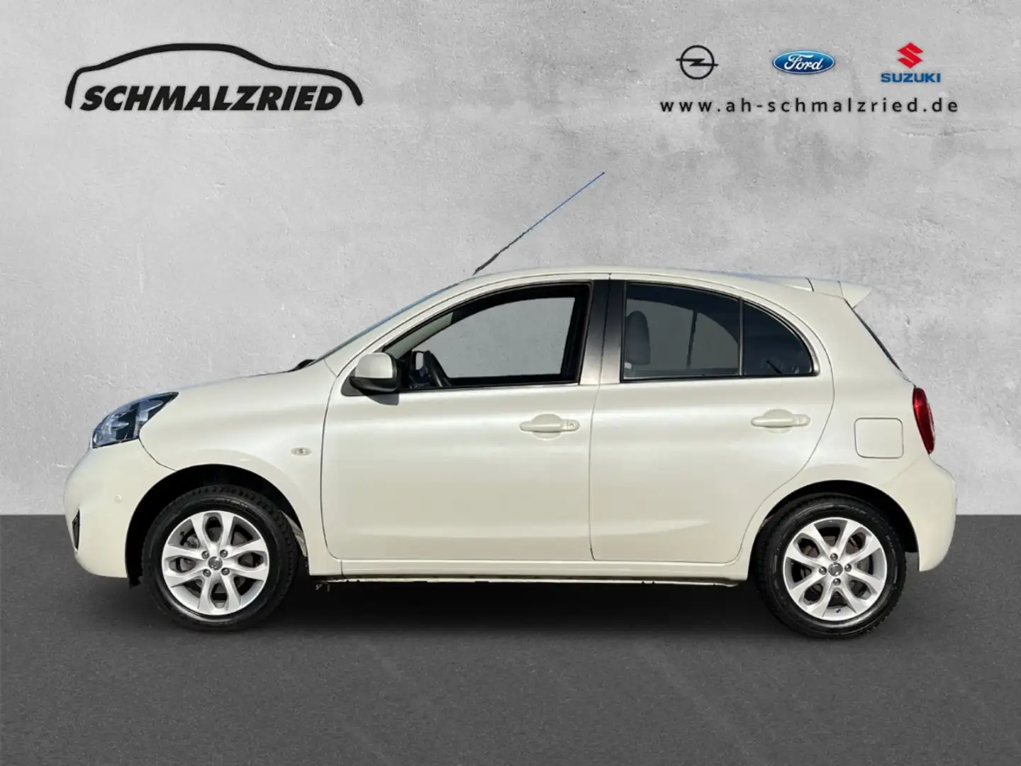 Nissan Micra Acenta Navi Temp Tel.-Vorb. PDC GA Speedlimiter Al Weiß - 2