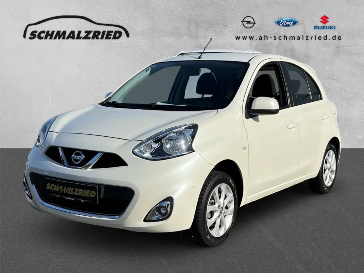 Nissan Micra Acenta Navi Temp Tel.-Vorb. PDC GA Speedlimiter Al Weiß - 1