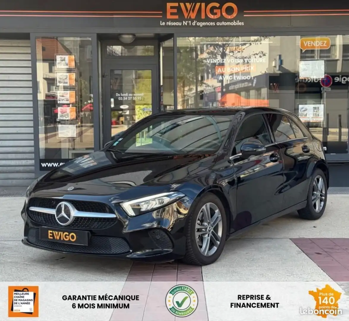 Mercedes-Benz A 180 Mercedes 180D 1.5 116ch STYLE LINE 7G-DCT Noir - 1
