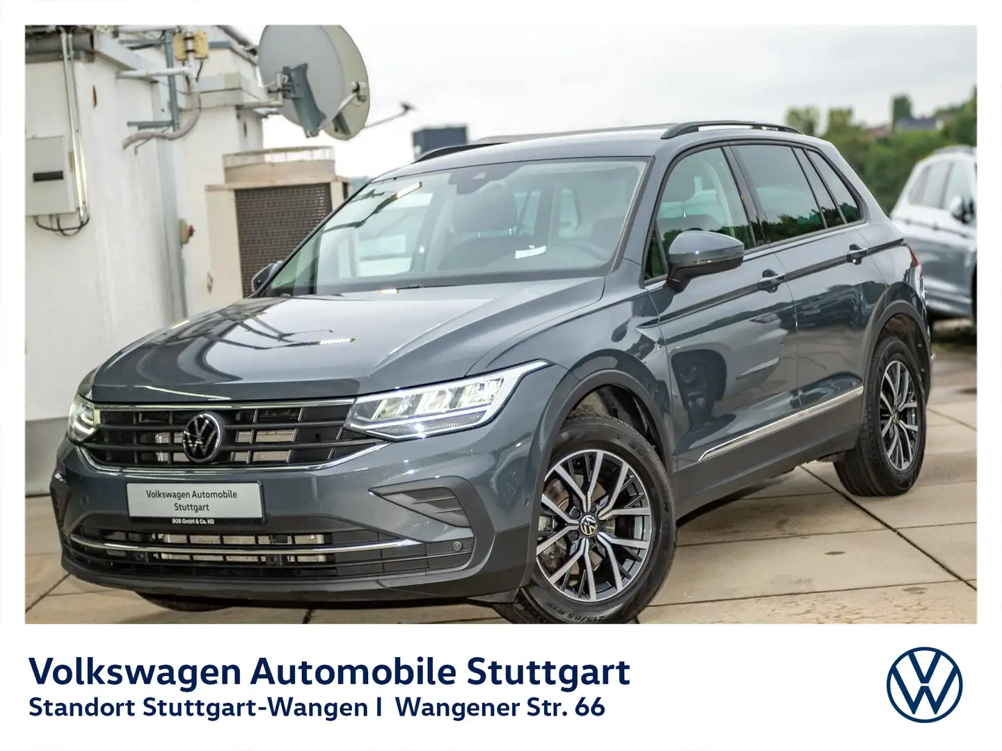 Volkswagen Tiguan Life 2.0 TDI DSG Navi LED AHK ACC SHZ Grau - 1