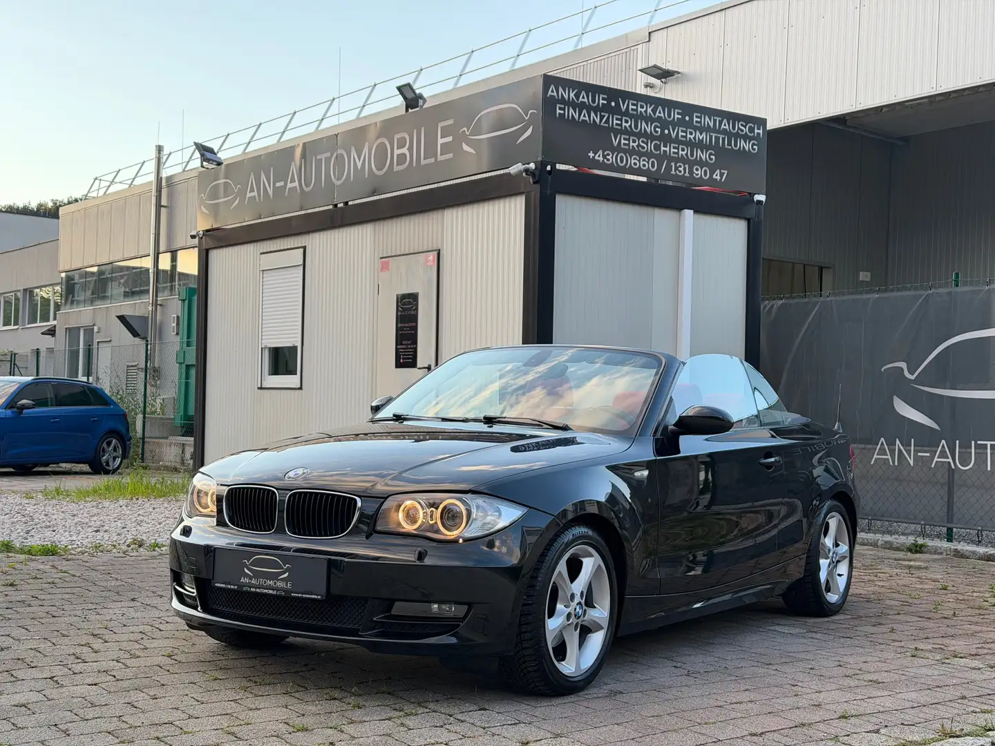 BMW 118 d Cabrio E88 Finanzierung möglich Schwarz - 1
