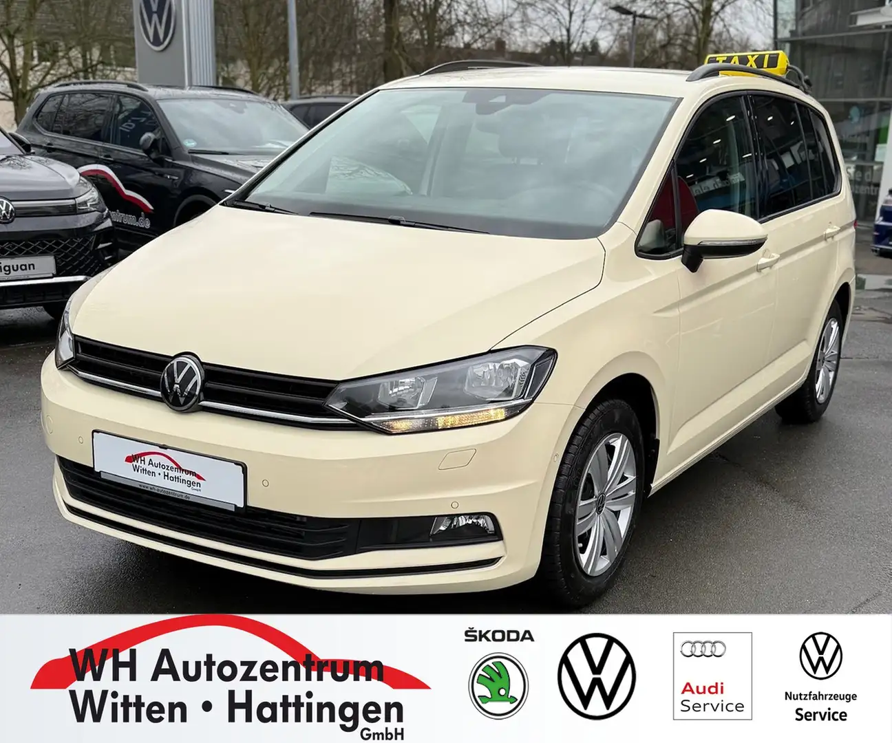 Volkswagen Touran 2,0 TDI DSG Taxi !!! 5-Sitzer !!! Camera, Dachz... Beige - 1