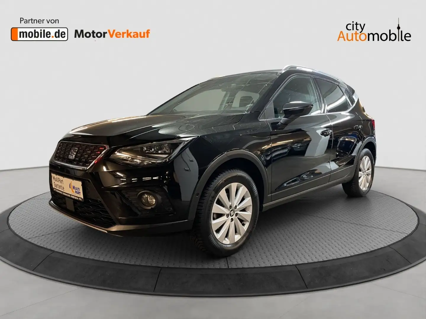 SEAT Arona Xcellence/Keyless/LED/Navi/SHZ/PDC Schwarz - 1