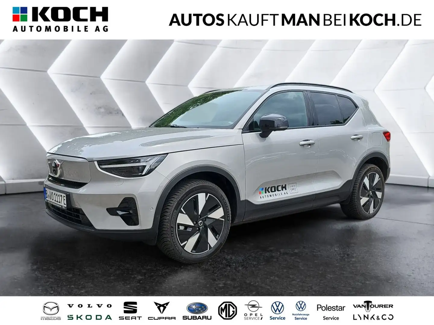 Volvo XC40 Recharge 82 kWh Twin Motor Ultimate Silber - 1