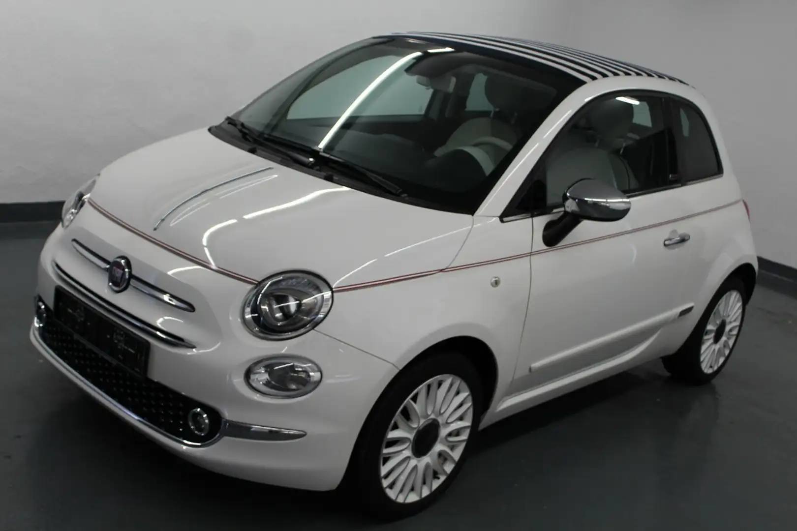 Fiat 500C 1.2 Dolcevita Leder+TFT+PDC+16J Blanc - 1