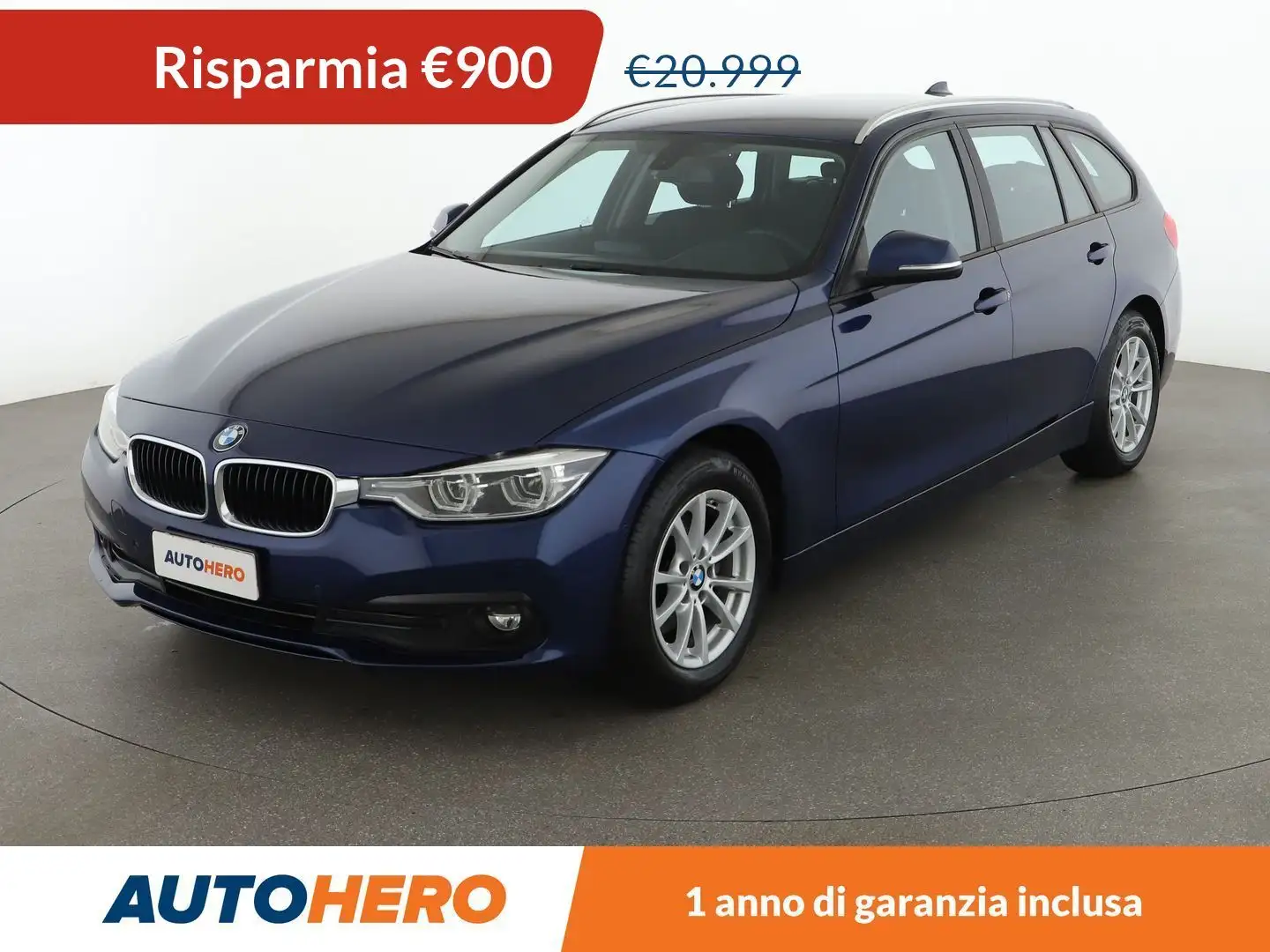 BMW 320 320d Business Advantage aut. Blu/Azzurro - 1