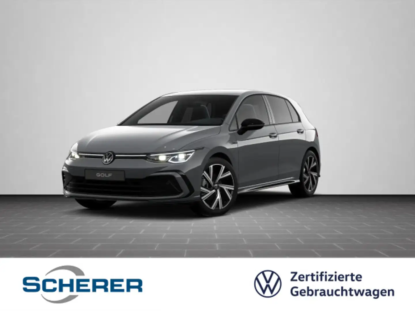 Volkswagen Golf VIII R-Line 1.5 eTSI, DSG, NAVI, AHK, RFK, Grau - 1