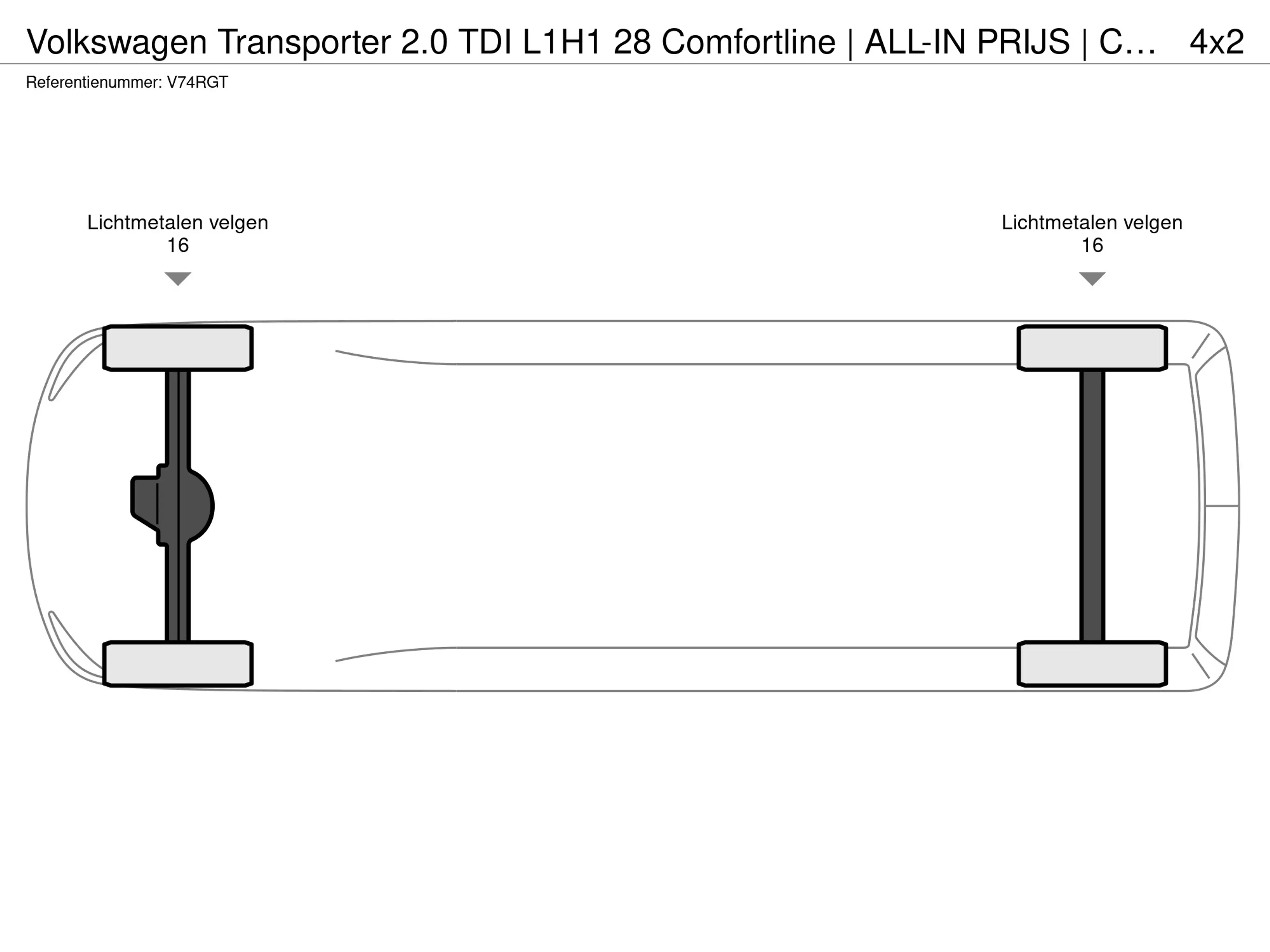 Volkswagen T6.1 Transporter 2.0 TDI L1H1 28 Comfortline | ALL-IN PRIJS | CRUIS — photo 29