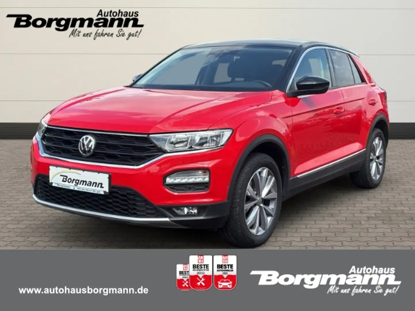 Volkswagen T-Roc Style 1.6 TDI Tempomat - Sitzheizung - Klima Roşu - 1
