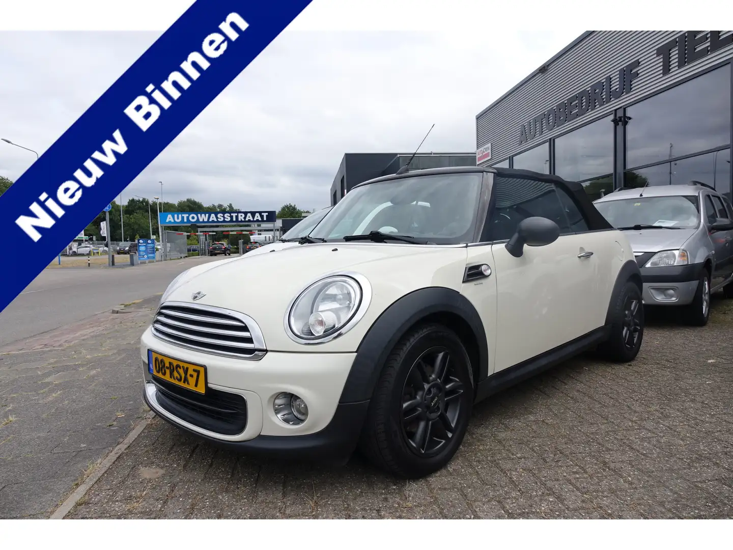 MINI One Cabrio Mini 1.6 Pepper, airco, black wheels, originele NL Wit - 1