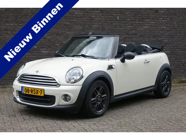 MINI One Cabrio Mini 1.6 Pepper, airco, black wheels, originele NL