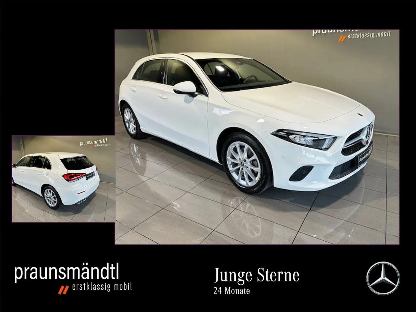 Mercedes-Benz A 200 Progressive MBUX/LED/Tempo/Parktr./SHZ/AHK Weiß - 1