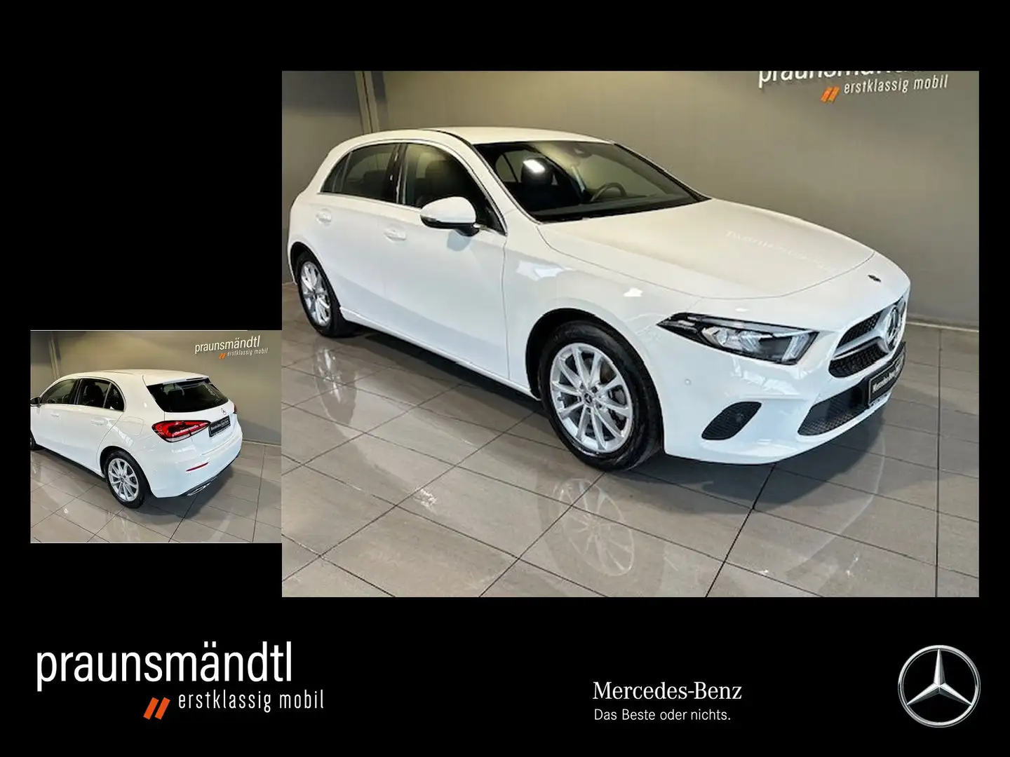 Mercedes-Benz A 200 Progressive MBUX/LED/Tempo/Parktr./SHZ/AHK Blanco - 1
