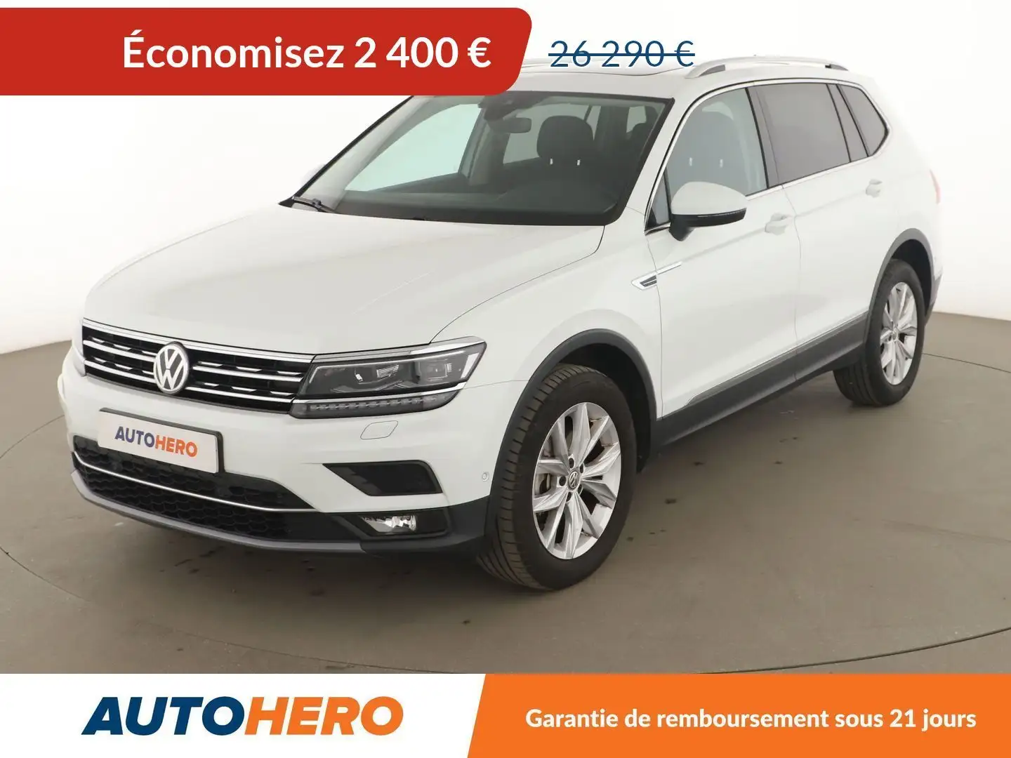 Volkswagen Tiguan Allspace 2.0 TDI Carat DSG7 Blanc - 1