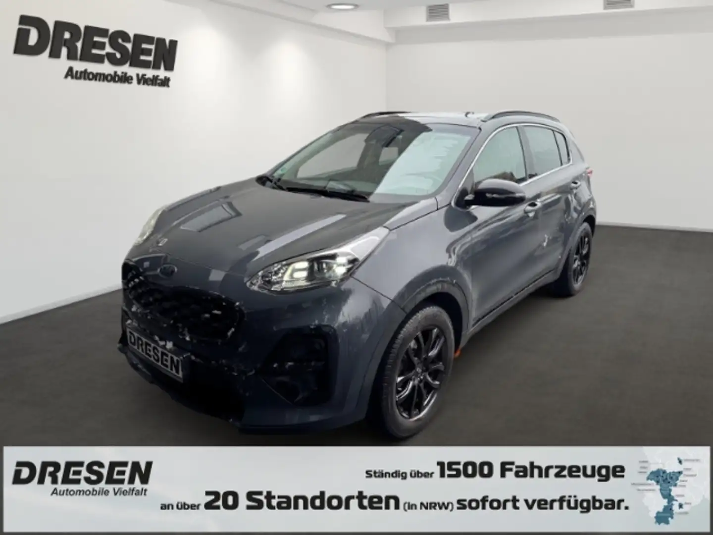 Kia Sportage BLACK ED 1.6T 2WD NAVI,DAB,KLIMA,SITZHZG,LENKRADHZ Gris - 1