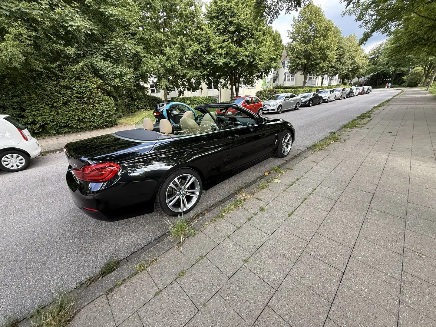 BMW 420 420 d Cabrio Sport Line Negru - 1