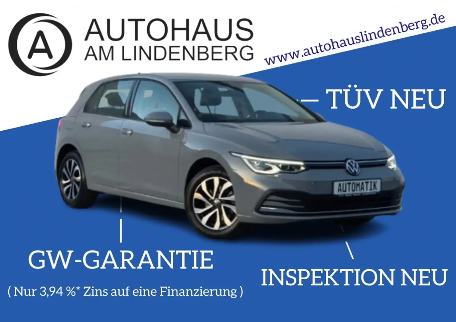 Volkswagen Golf 8 Lim. Active*ACC*LED*NAV*PDC*SHZ*SPURHALTE Gris - 1