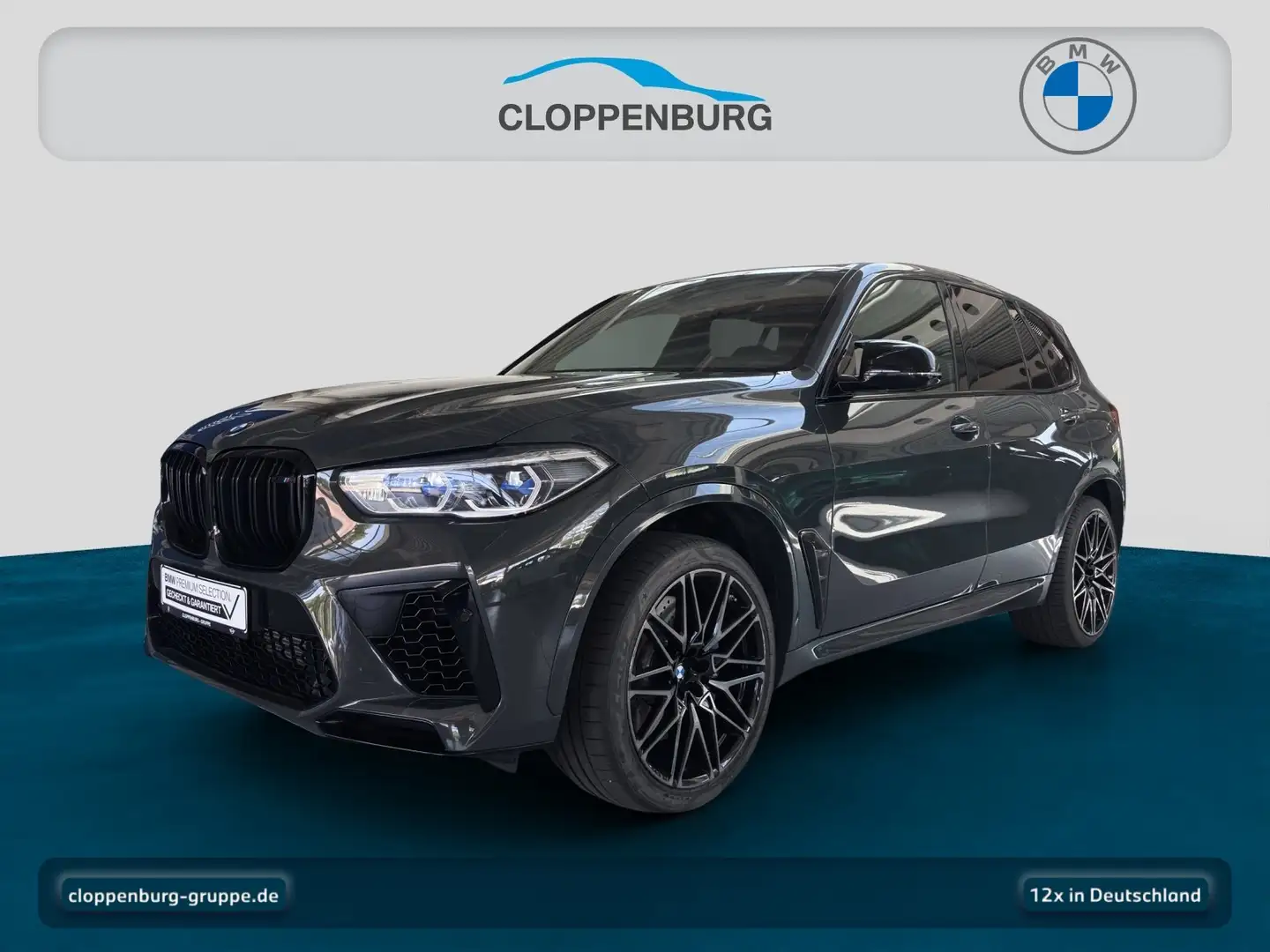 BMW X5 M M-Paket Head-Up+Navi+Pano+Laser+MA-Sitz+SHZ Grau - 1