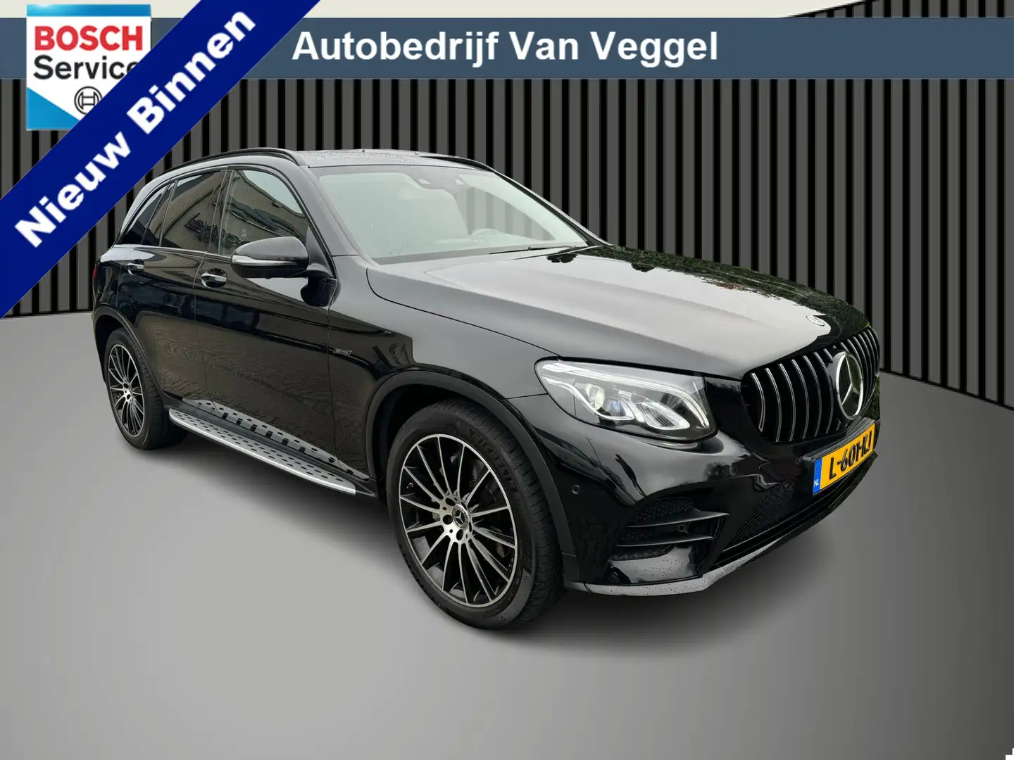 Mercedes-Benz GLC 300 4MATIC cruise, navi, stoelverw, airco Zwart - 1