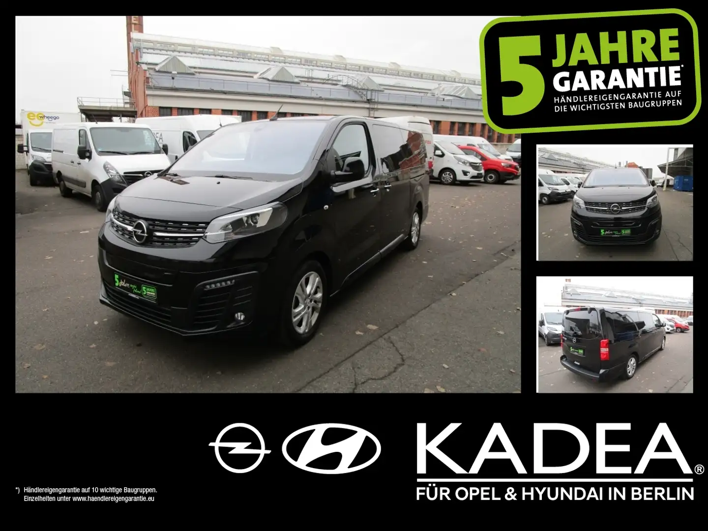 Opel Zafira Life Electric 180°Kamera,Navi,Spurass.,PDC Schwarz - 1