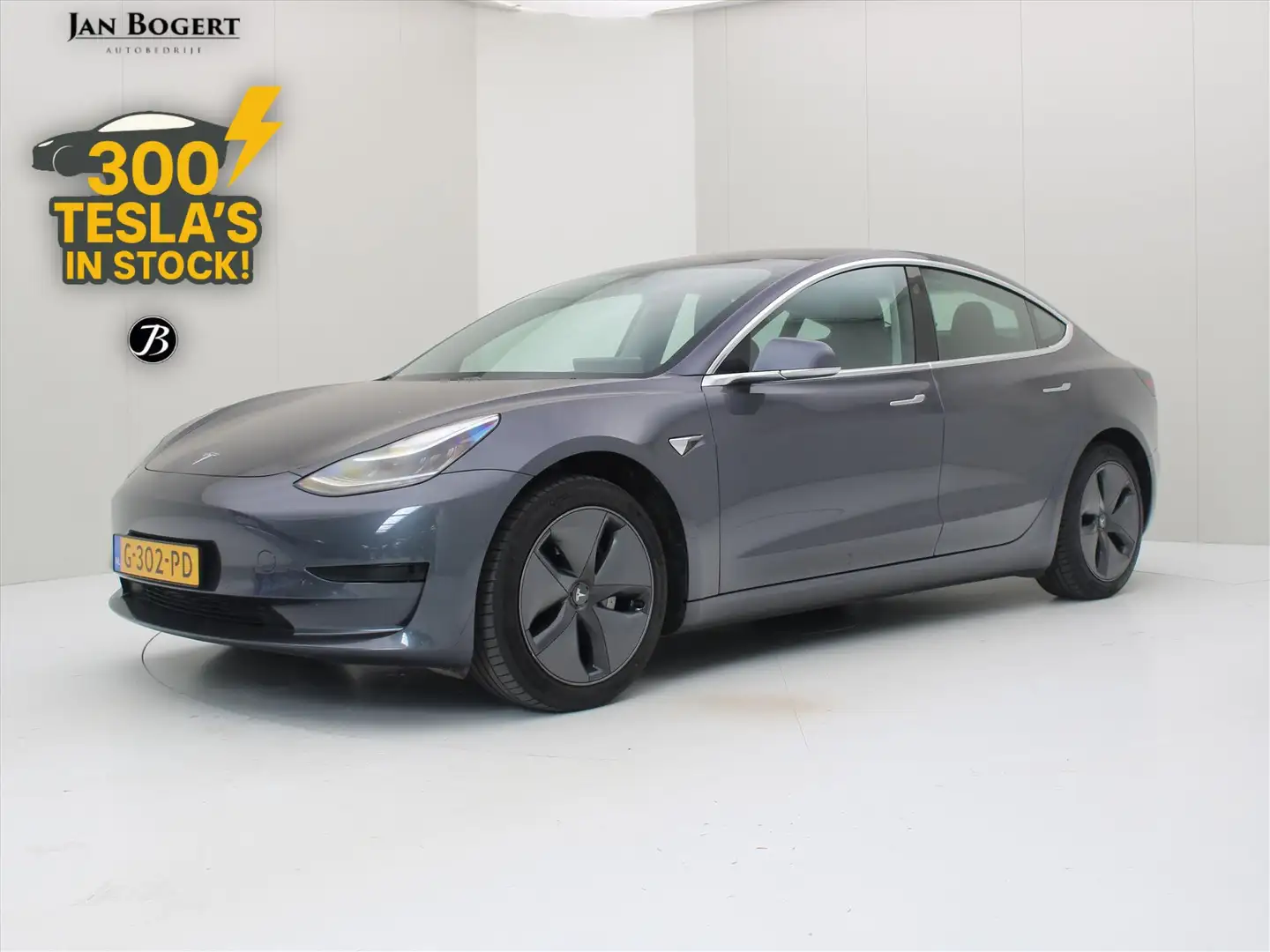 Tesla Model 3 Standard RWD Plus 60kWh [ TREKHAAK+AUTOPILOT+PREMI Grijs - 1