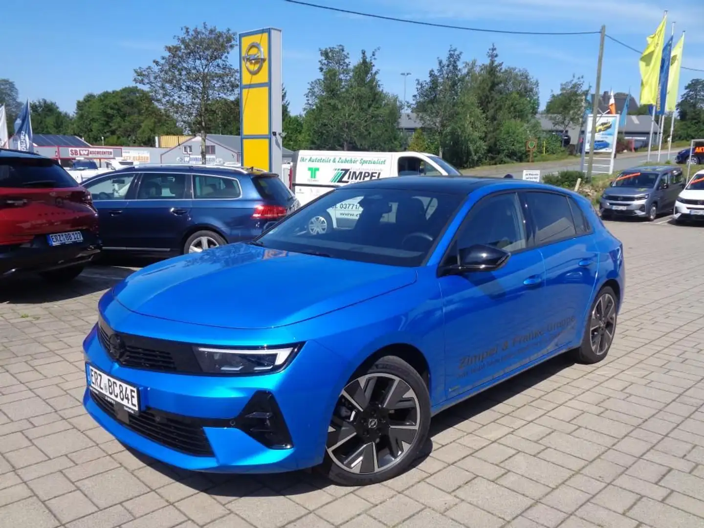 Opel Astra Electric 156 PS Schiebedach, LED, Carplay Bleu - 1