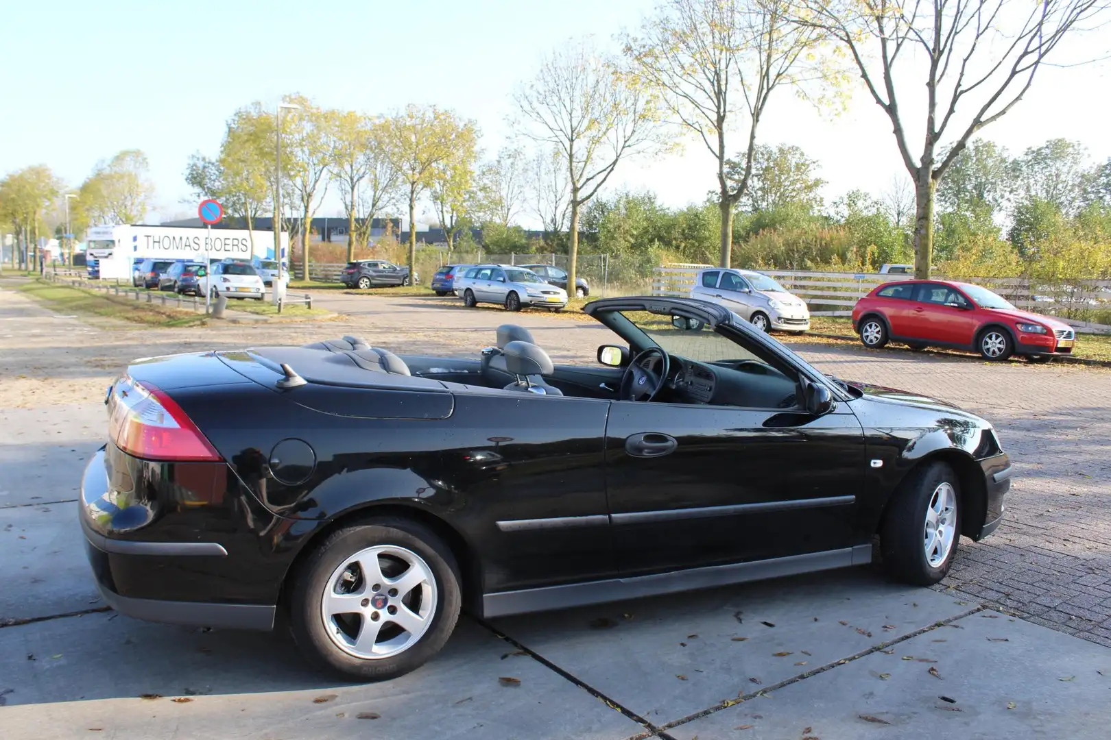 Saab 9-3 Cabrio 1.8t Linear nap ..airco half leder nw apk Noir - 2